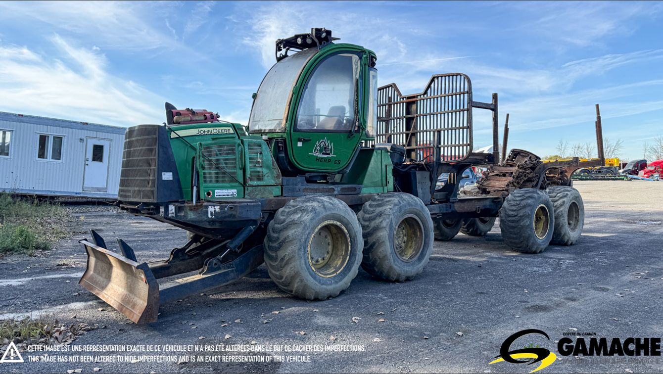 JOHN DEERE FORWARDER 1110E (8 WHEEL) 2011